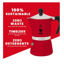 Load image into Gallery viewer, Bialetti Rainbow Espresso Italian Coffee Maker 1-Cup
