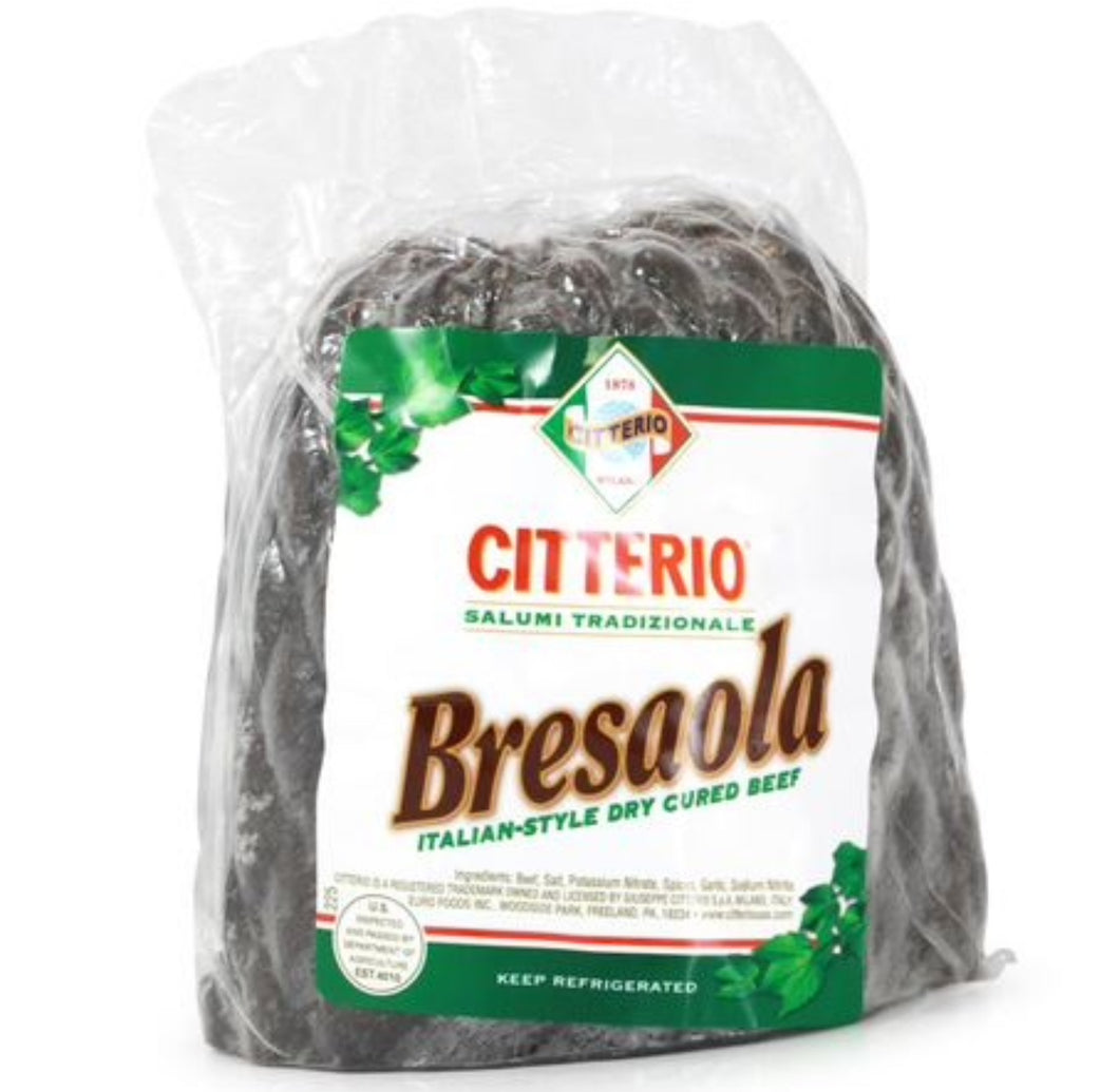 Citterio Bresaola Air-Cured (2-Pieces Per Case) Roughly 3Lbs Each.