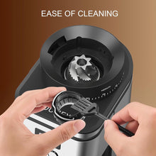 Load image into Gallery viewer, Rounexes Conical Burr Coffee Grinder Electric,Stainless Steel Coffee Grinder for Home, Adjustable Burr Grinder with 30 Grind Settings, Digital Timer &amp; 2-12 Cup Control, Removable Sealed Hopper, Easy Clean
