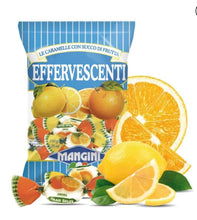 Load image into Gallery viewer, Mangini Effervescent Fruit Juice Filled Candy, 5.29 oz
