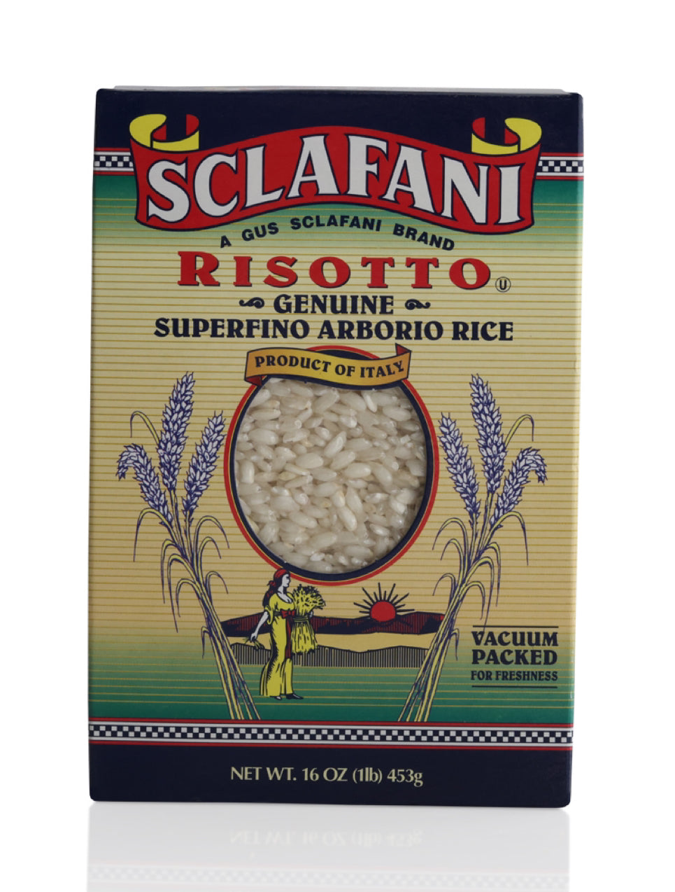 Sclafani Italian Arborio Rice (Risotto) 1 Lb. (Case of 12)