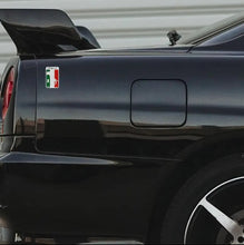 Load image into Gallery viewer, Italy Flag-Map 1-Pcs 8x5CM Aluminum Emblem Car Badge Decals for Bumper, Window
