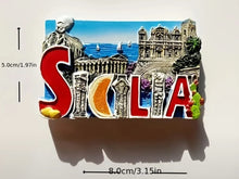 Load image into Gallery viewer, Sicily Italy 3D Letters Fridge Magnet/Souvenir
