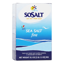 Load image into Gallery viewer, SoSalt Fine Sicily Sea Salt, 2Lb (Case of 10/Packs)
