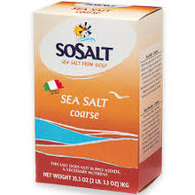 Load image into Gallery viewer, SoSalt Coarse Natural Sicily Sea Salt, (2 lb) (Case of 10/ Packs)
