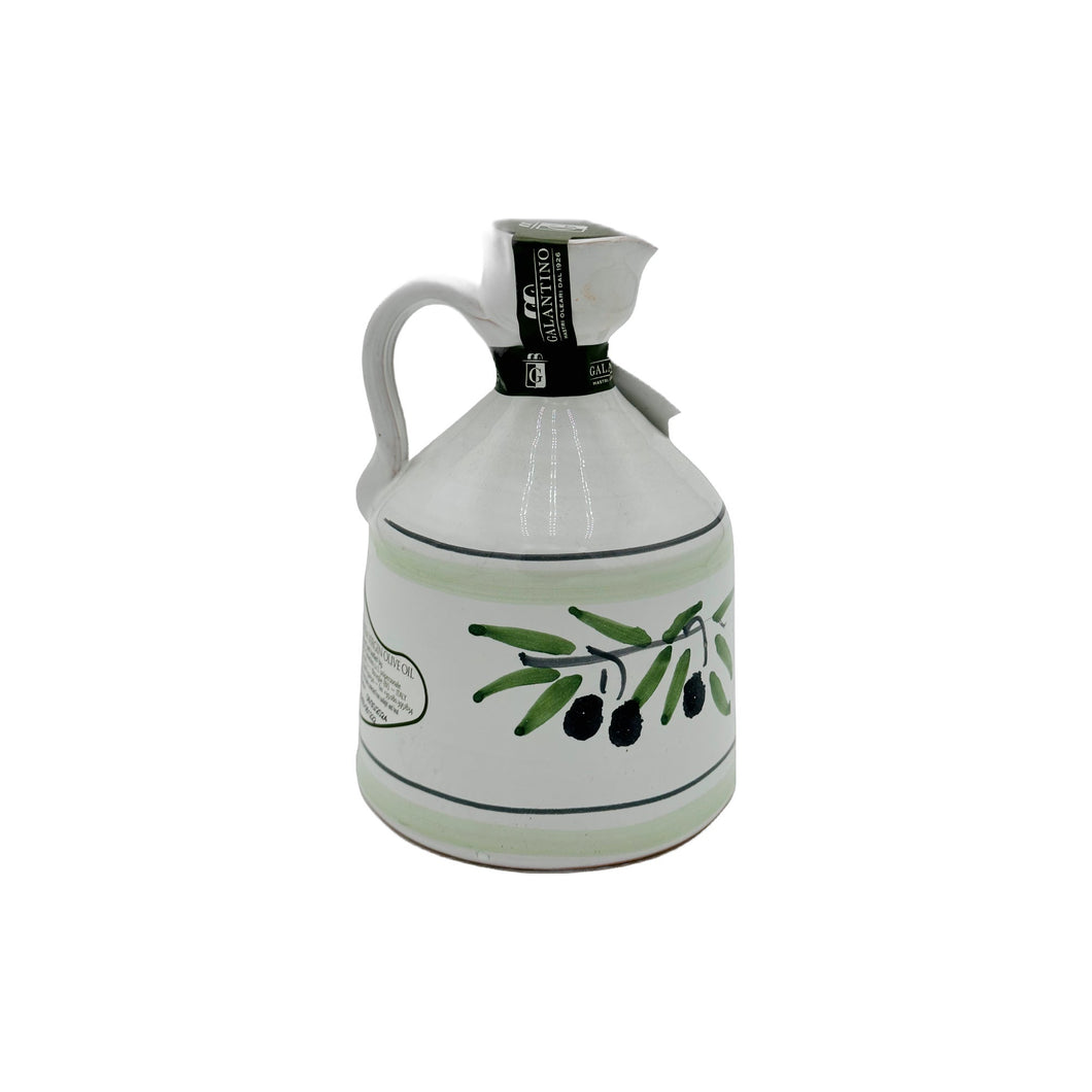 Galantino Handmade &  Painted Ceramic Jar-Angel with Extra Virgin Olive Oil 500 ml