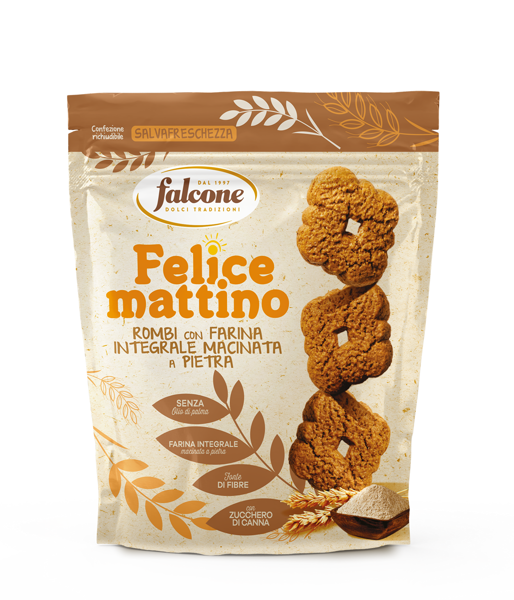 Falcone Rombi Whole Wheat Cookies, 17.6 oz | 500g