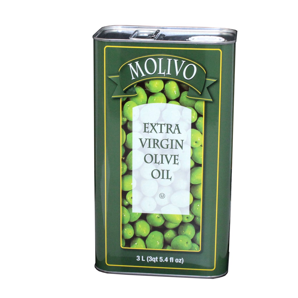 Molivo Extra Virgin Olive Oil, 3 Liter (4 per case.)