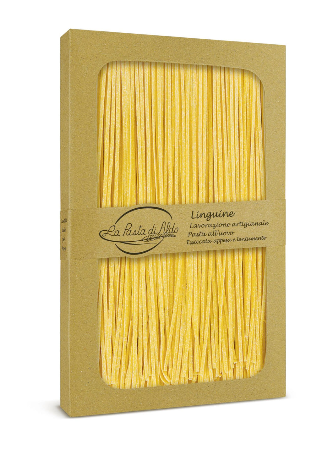 Linguine - La Pasta Aldo / Dried Egg Pasta 250gm.(12-Pack Case) Air Dried