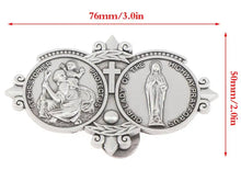 Load image into Gallery viewer, Saint Christopher Medal Car Saint Christopher Visor Clip Auto Sun Visor Accessories
