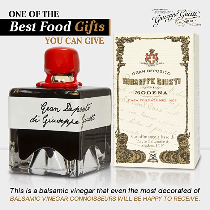 Giuseppe Giusti Calamaio di Vittoria Italian Balsamic Vinegar Made in Modena, Family Reserve Piccole Donne