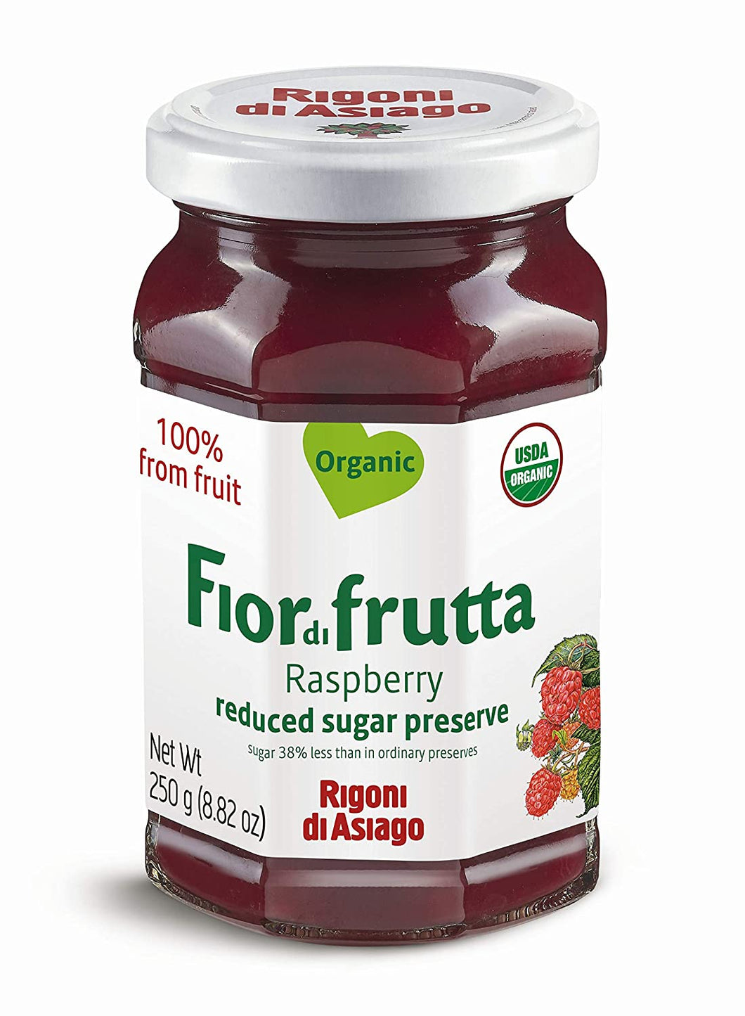 Rigoni Organic Raspberry Fruit Spread 8.8 oz