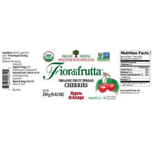 Load image into Gallery viewer, Rigoni Organic Cherry Fruit Spread 8.8 oz (Case of 6)
