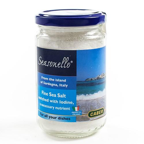 Seasonello Fine Iodine Sea Salt (6-Jars Per Case)