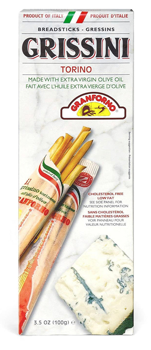 Granforno Grissini Breadsticks, Torino, 3.5-Ounce Boxes