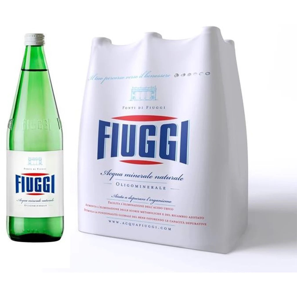 Fiuggi Italian Natural Water 1 Ltr Glass