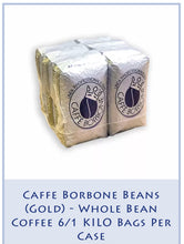 Load image into Gallery viewer, Caffe Borbone Beans (Gold) - Whole Bean Coffee 6/1 KILO Bags Per Case
