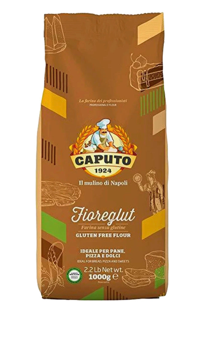 Caputo Gluten Free Flour ideal for Bread, Pizza and Sweets  - 2.2 lb. (Case of 12)