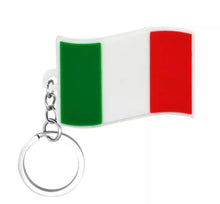 Load image into Gallery viewer, 1PCS Italian Flag Keyring Charms National Flag Key Chain Kids Toy Pendant Keychain Small Ornament Pop Jewelry Keys Accessories Key Holder
