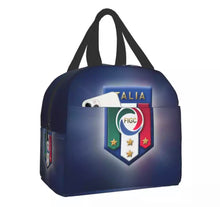 Load image into Gallery viewer, Italia National Team / Insulated Lunch Tote Bag for Women Italian Soccer Football Portable Cooler Thermal lunch Box Kids School Children
