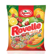 Load image into Gallery viewer, Rovelle Fruit Jelly Candy - Apple, Lemon, Orange &amp; Cherry / 160gm each ( 32Packages Per Case)
