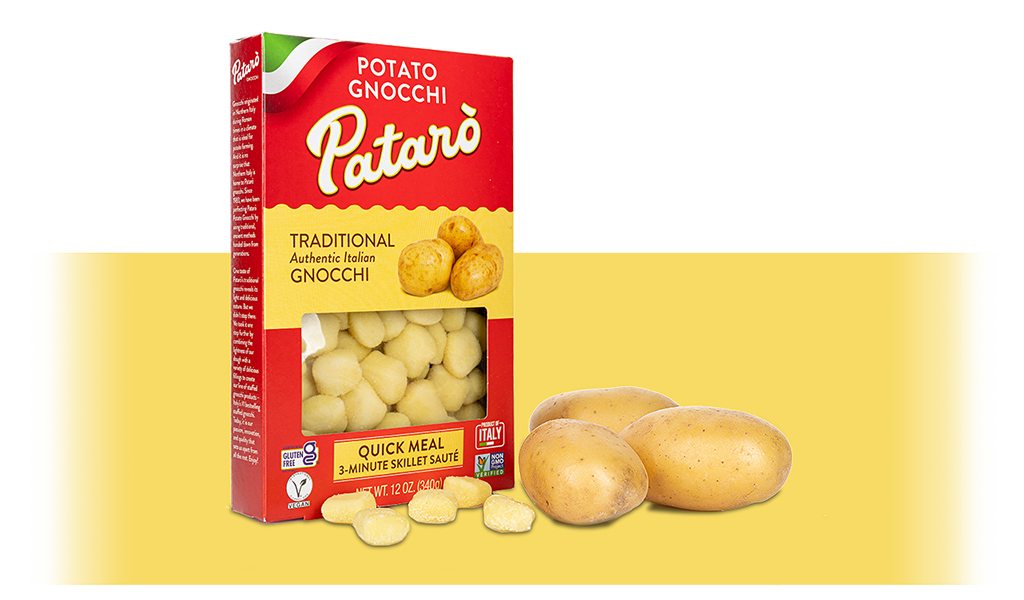 Pataro Traditional Gnocchi / 340gr. (6-Packs Per Case)