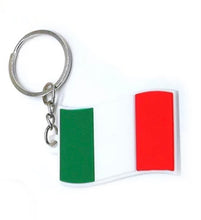 Load image into Gallery viewer, 1PCS Italian Flag Keyring Charms National Flag Key Chain Kids Toy Pendant Keychain Small Ornament Pop Jewelry Keys Accessories Key Holder
