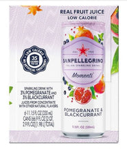 Load image into Gallery viewer, San Pellegrino Momenti Pomegranate &amp; Blackcurrant - 6pk/11.15 fl oz Cans
