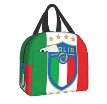 Load image into Gallery viewer, Italia National Team / Insulated Lunch Tote Bag for Women Italian Soccer Football Portable Cooler Thermal lunch Box Kids School Children
