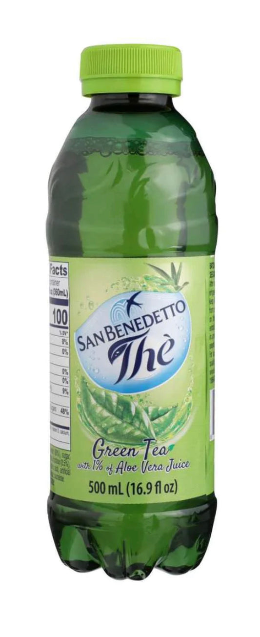 San Benedetto Green Tea, 16.9 fl oz. | 500ml. ( 12-Pack)