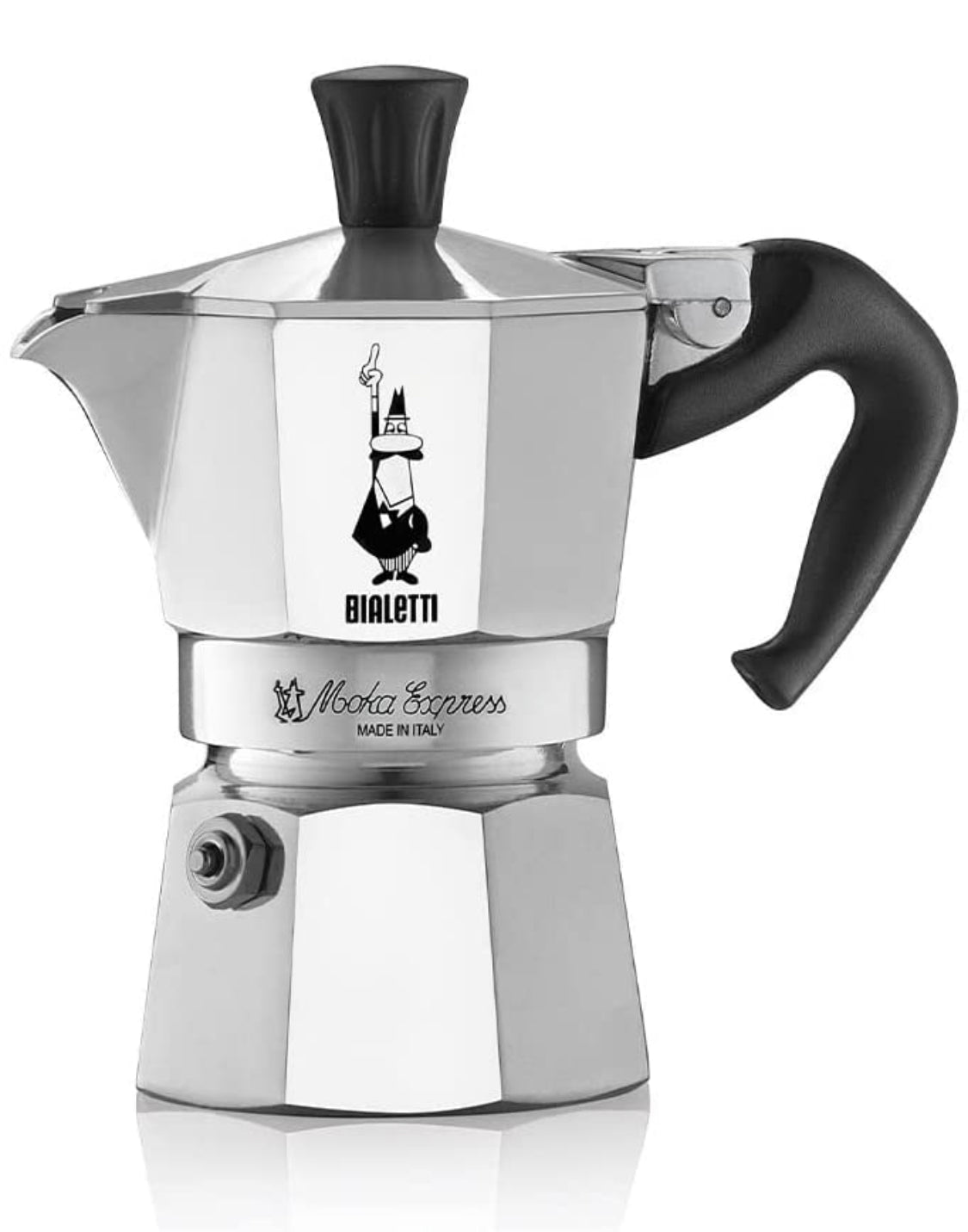 Bialetti Moka Express Stovetop Coffee Maker - High Quality - Aluminium - 2  Cup