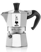 Load image into Gallery viewer, Bialetti - Moka Express: Iconic Stovetop Espresso Maker, Moka Pot 1 Cup (2 Oz - 60 Ml), Aluminium, Silver
