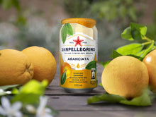 Load image into Gallery viewer, San Pellegrino Orange / Aranciata Sparkling Fruit Beverage, 6/Pack 11.15oz Cans.
