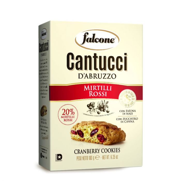 Falcone - Cranberry Cantucci 180gr. (Case of 12)