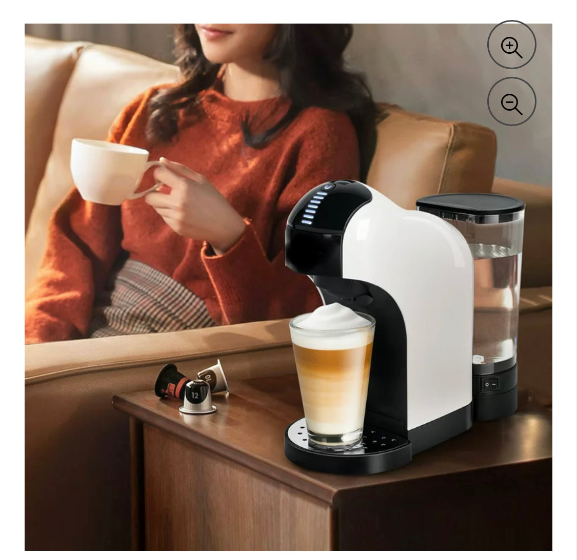 SEE NOTES Instant Pod DPCM-1100 Espresso Ground Coffee Maker w