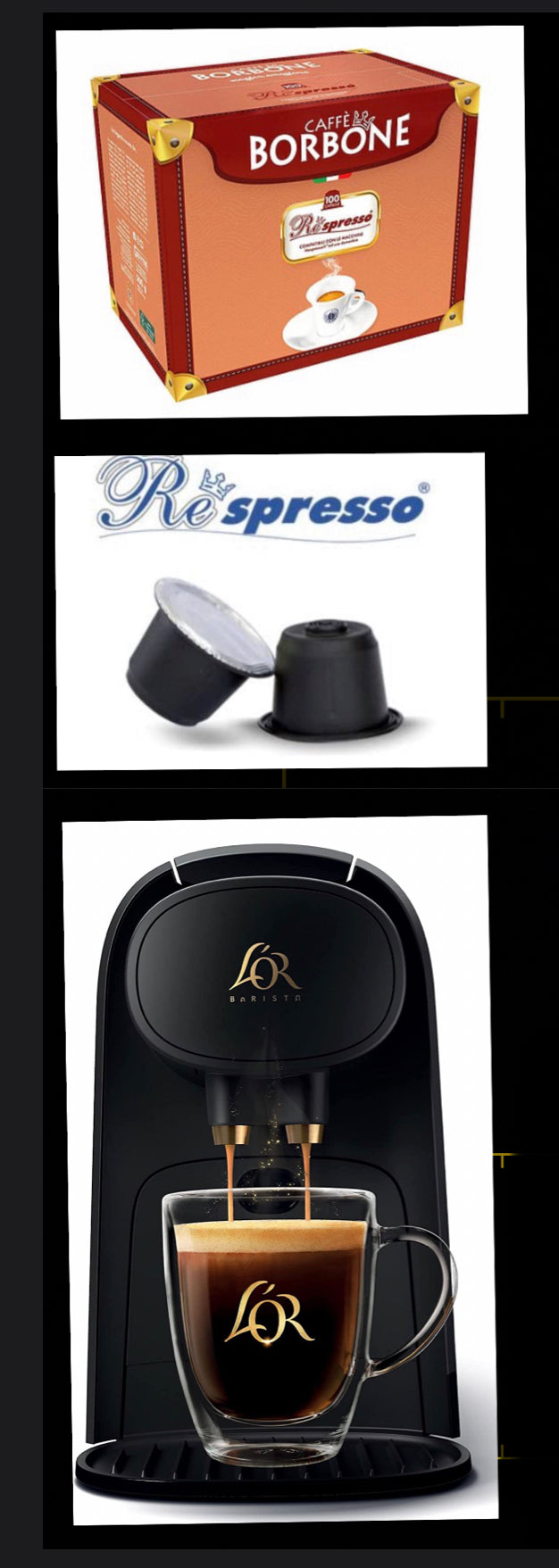 The LOR Barista System Coffee and Espresso Machine Combo by