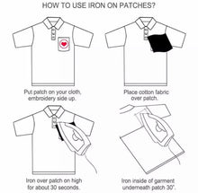 Load image into Gallery viewer, Italy Flag Embroidery Patches Iron on Transfer Patches Applications for Clothes.
