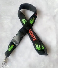 Load image into Gallery viewer, Lacoste Lanyard Cell-Phone, Name Tag, Keychain
