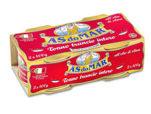 Load image into Gallery viewer, AsdoMar Solid Light Tuna in Olive Oil, Produced in Italy 2 x 3.52 oz can
