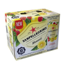 Load image into Gallery viewer, San Pellegrino Lemon &amp; Red Raspberry Sparkling Water 6/Pack Cans
