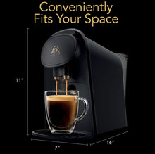 Load image into Gallery viewer, The LOR Barista System Coffee and Espresso Machine Combo by Philips, Black (+100 Ct. Case of Borbone Caffè)
