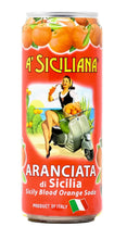 Load image into Gallery viewer, A’ Siciliana Sicilian Aranciata Blood Orange Soda 11.15oz (24/Pack-Case)
