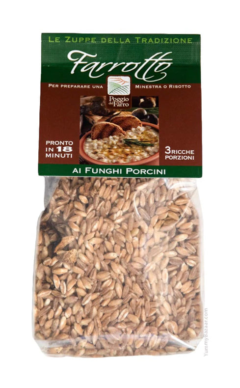 Poggio Del Farro - Farrotto Ai Funghi Porcini - Spelt Soup With Porcini Mushroom - 250 Gr