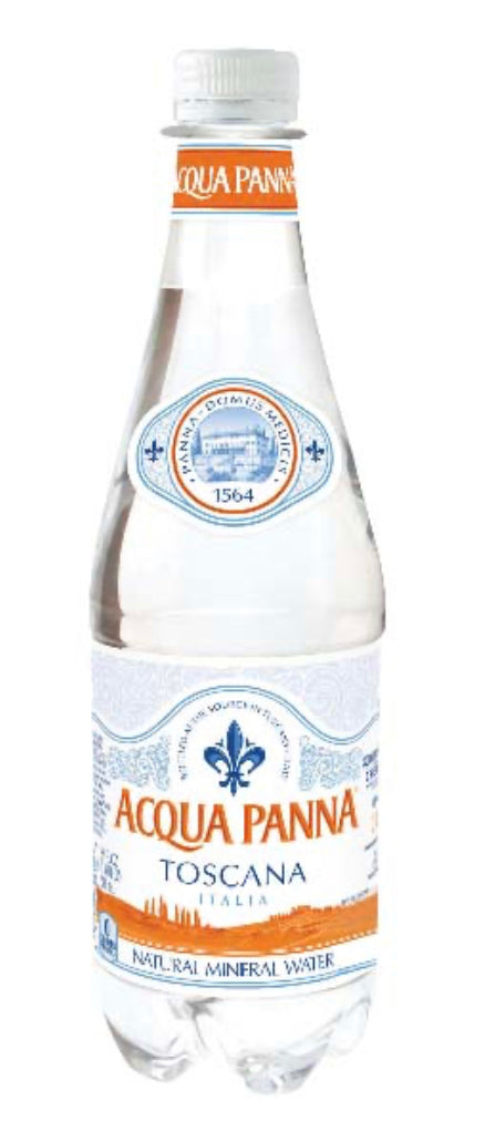 Acqua Panna Still Mineral Water 500ml Plastic Bottles (24 per Case) –  Delizioso Gourmet