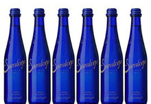 Load image into Gallery viewer, Saratoga Sparkling Spring Water, 12oz Cobalt Blue Glass Bottle (24-Bottles Per Case)
