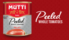 Load image into Gallery viewer, Mutti Whole Peeled Tomatoes (Pelati), 28 oz. | 12 Pack | Italy’s #1 Brand of Tomatoes | Fresh Taste for Cooking | Canned Tomatoes | Vegan Friendly &amp; Gluten Free | No Additives or Preservatives
