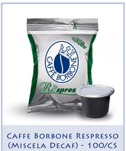 Load image into Gallery viewer, Caffe Borbone Respresso (Miscela Decaf) - 100/CS
