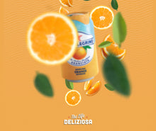 Load image into Gallery viewer, San Pellegrino Orange / Aranciata Sparkling Fruit Beverage, 6/Pack 11.15oz Cans.
