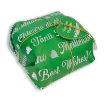 Load image into Gallery viewer, Pistachio Panettone &quot;Best Wishes&quot; Hand Wrapped 500grams
