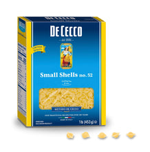 Load image into Gallery viewer, De Cecco Small Shells #52, 1lb / 20 Packages Per Case
